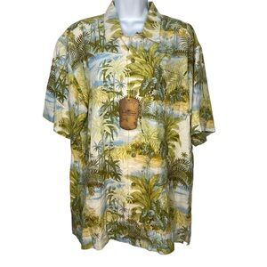 Tommy Bahama Hawaiian Silk button shirt NWT
